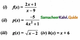 Samacheer Kalvi 10th Maths Guide Chapter 1 Relations and Functions Unit Exercise 1 9