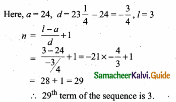 Samacheer Kalvi 10th Maths Guide Chapter 2 Numbers and Sequences Additional Questions 7