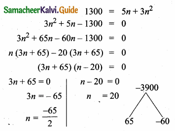 Samacheer Kalvi 10th Maths Guide Chapter 2 Numbers and Sequences Ex 2.6 10