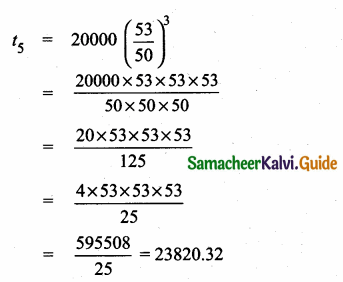 Samacheer Kalvi 10th Maths Guide Chapter 2 Numbers and Sequences Ex 2.7 14