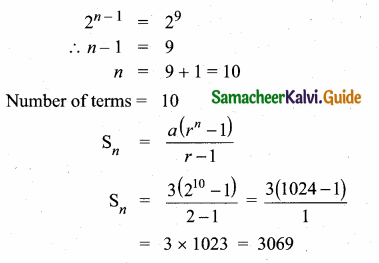 Samacheer Kalvi 10th Maths Guide Chapter 2 Numbers and Sequences Ex 2.8 11