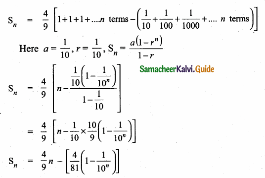 Samacheer Kalvi 10th Maths Guide Chapter 2 Numbers and Sequences Ex 2.8 8