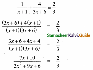 Samacheer Kalvi 10th Maths Guide Chapter 3 Algebra Additional Questions 58