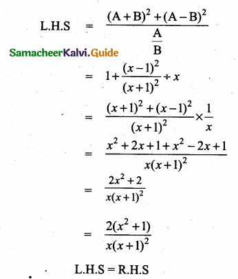 Samacheer Kalvi 10th Maths Guide Chapter 3 Algebra Ex 3.6 10