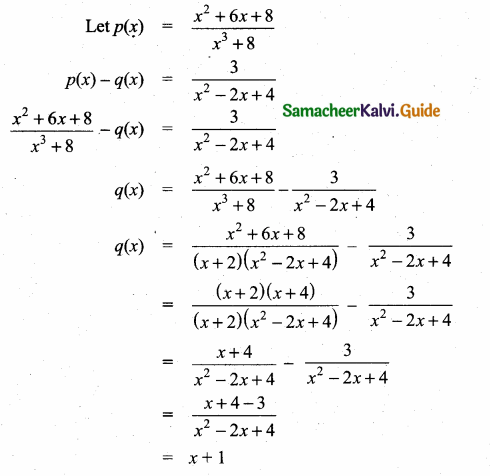 Samacheer Kalvi 10th Maths Guide Chapter 3 Algebra Ex 3.6 7