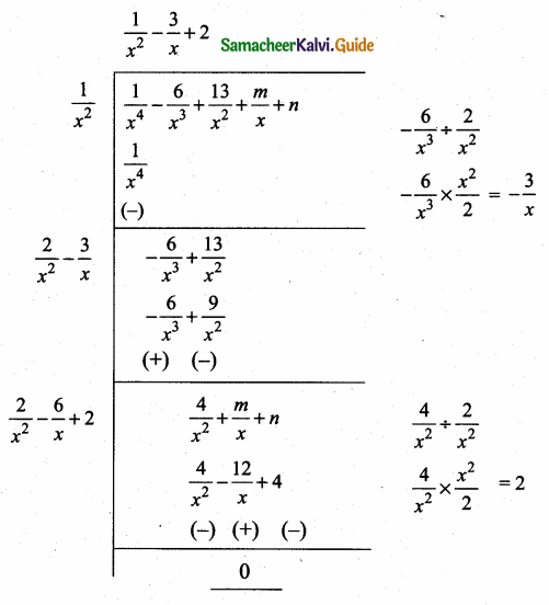 Samacheer Kalvi 10th Maths Guide Chapter 3 Algebra Ex 3.8 13