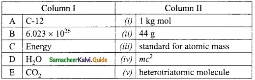 Samacheer Kalvi 10th Science Guide Chapter 7 Atoms and Molecules 14