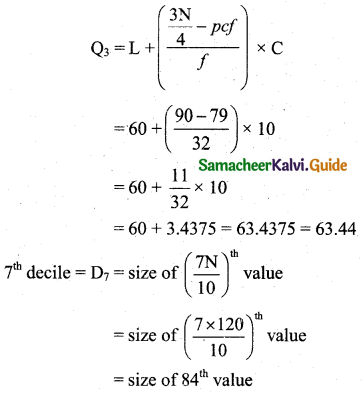 Samacheer Kalvi 11th Business Maths Guide Chapter 8 Descriptive Statistics and Probability Ex 8.1 Q3.3
