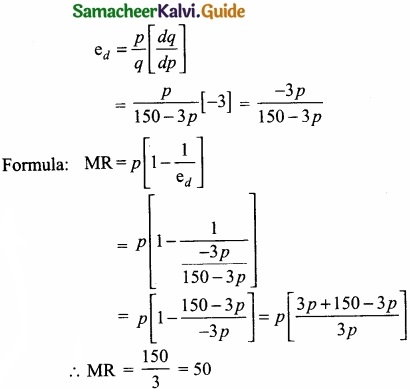 Samacheer Kalvi 11th Economics Guide Chapter 12 Mathematical Methods for Economics img 1
