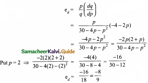 Samacheer Kalvi 11th Economics Guide Chapter 12 Mathematical Methods for Economics img 3