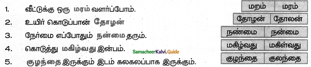 Samacheer Kalvi 5th Tamil Guide Chapter 3.4 சொற்றொடர் அமைப்பு முறை - 7