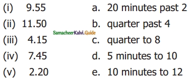 Samacheer Kalvi 6th Maths Guide Term 2 Chapter 2 Measurements Ex 2.2 2