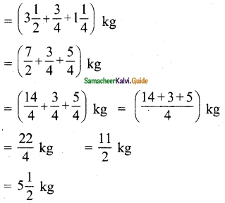 Samacheer Kalvi 6th Maths Guide Term 3 Chapter 1 Fractions Ex 1.1 5