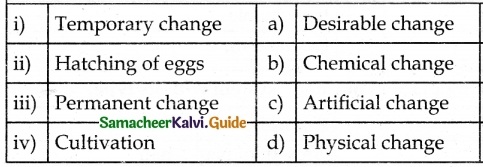 Samacheer Kalvi 6th Science Guide Term 3 Changes Around Us 2