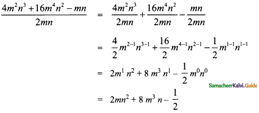 Samacheer Kalvi 8th Maths Guide Answers Chapter 3 Algebra Ex 3.2 5