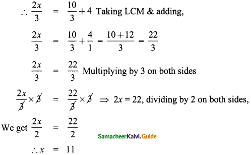 Samacheer Kalvi 8th Maths Guide Answers Chapter 3 Algebra Ex 3.6 5