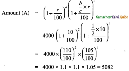 Samacheer Kalvi 8th Maths Guide Answers Chapter 4 Life Mathematics Ex 4.3 6