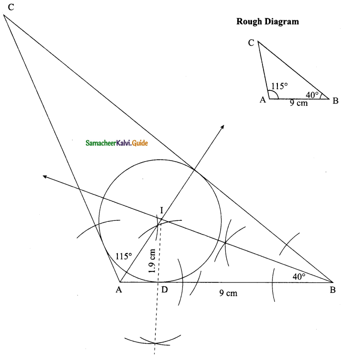 Samacheer Kalvi 9th Maths Guide Chapter 4 Geometry Ex 4.6 7