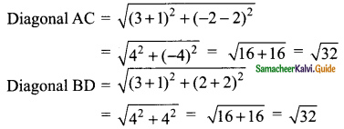 Samacheer Kalvi 9th Maths Guide Chapter 5 Coordinate Geometry Additional Questions 3