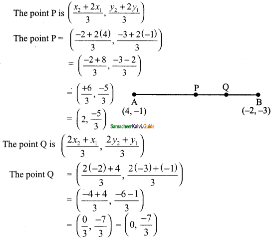 Samacheer Kalvi 9th Maths Guide Chapter 5 Coordinate Geometry Additional Questions 7