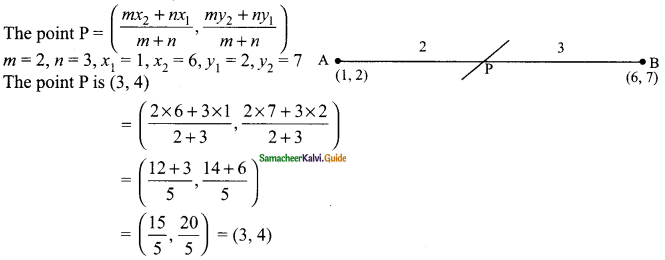Samacheer Kalvi 9th Maths Guide Chapter 5 Coordinate Geometry Ex 5.4 3