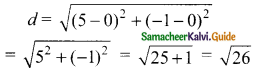Samacheer Kalvi 9th Maths Guide Chapter 5 Coordinate Geometry Ex 5.6 1