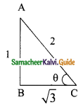 Samacheer Kalvi 9th Maths Guide Chapter 6 Trigonometry Ex 6.1 5