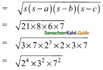 Samacheer Kalvi 9th Maths Guide Chapter 7 Mensuration Additional Questions 2