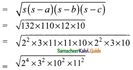 Samacheer Kalvi 9th Maths Guide Chapter 7 Mensuration Ex 7.1 3