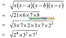 Samacheer Kalvi 9th Maths Guide Chapter 7 Mensuration Ex 7.1 9