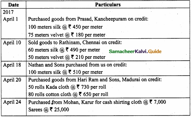 Tamil Nadu 11th Accountancy Model Question Paper 3 English Medium img 19
