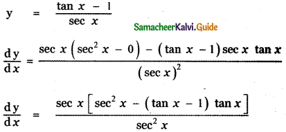 Samacheer Kalvi 11th Maths Guide Chapter 10 Differentiability and Methods of Differentiation Ex 10.2 4
