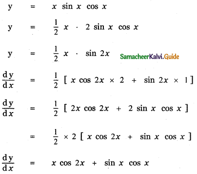 Samacheer Kalvi 11th Maths Guide Chapter 10 Differentiability and Methods of Differentiation Ex 10.2 9