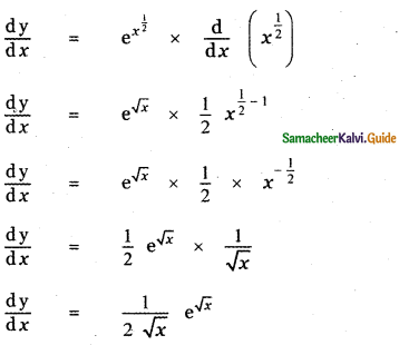Samacheer Kalvi 11th Maths Guide Chapter 10 Differentiability and Methods of Differentiation Ex 10.3 2