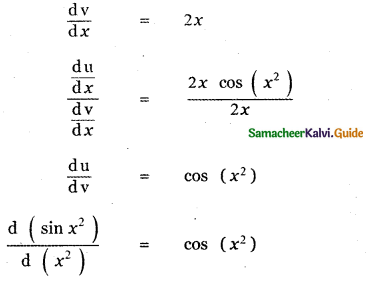 Samacheer Kalvi 11th Maths Guide Chapter 10 Differentiability and Methods of Differentiation Ex 10.4 25