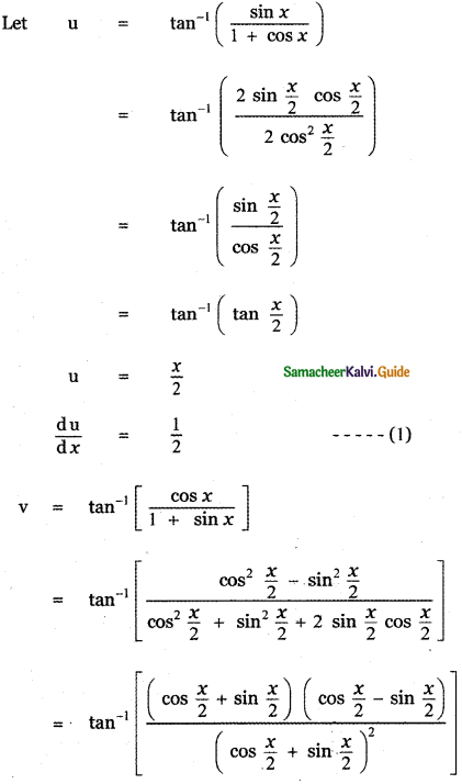 Samacheer Kalvi 11th Maths Guide Chapter 10 Differentiability and Methods of Differentiation Ex 10.4 31
