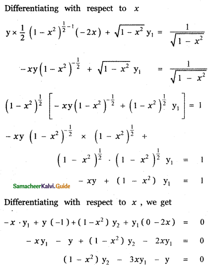 Samacheer Kalvi 11th Maths Guide Chapter 10 Differentiability and Methods of Differentiation Ex 10.4 36