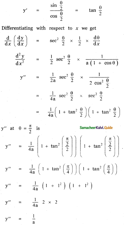 Samacheer Kalvi 11th Maths Guide Chapter 10 Differentiability and Methods of Differentiation Ex 10.4 38