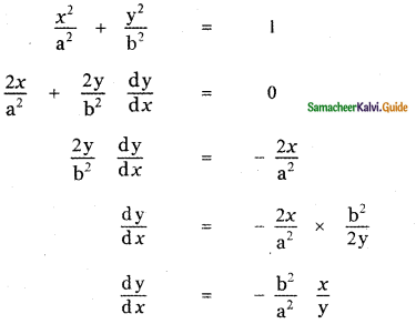 Samacheer Kalvi 11th Maths Guide Chapter 10 Differentiability and Methods of Differentiation Ex 10.4 7