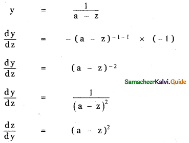 Samacheer Kalvi 11th Maths Guide Chapter 10 Differentiability and Methods of Differentiation Ex 10.5 8