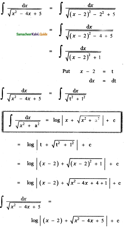 Samacheer Kalvi 11th Maths Guide Chapter 11 Integral Calculus Ex 11.10 13