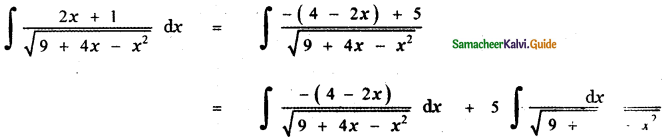Samacheer Kalvi 11th Maths Guide Chapter 11 Integral Calculus Ex 11.11 9