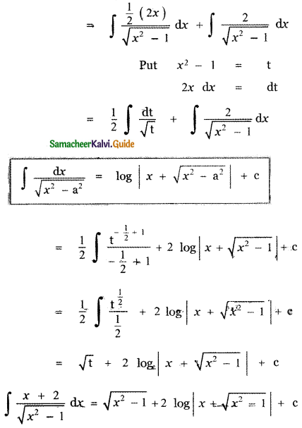 Samacheer Kalvi 11th Maths Guide Chapter 11 Integral Calculus Ex 11.13 62
