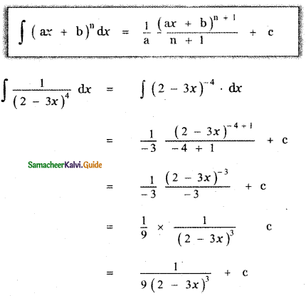 Samacheer Kalvi 11th Maths Guide Chapter 11 Integral Calculus Ex 11.2 2