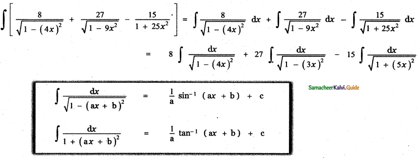 Samacheer Kalvi 11th Maths Guide Chapter 11 Integral Calculus Ex 11.3 6