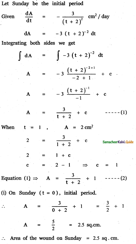 Samacheer Kalvi 11th Maths Guide Chapter 11 Integral Calculus Ex 11.4 1