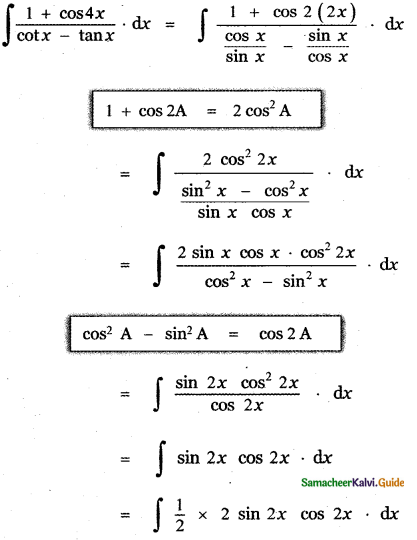 Samacheer Kalvi 11th Maths Guide Chapter 11 Integral Calculus Ex 11.5 21