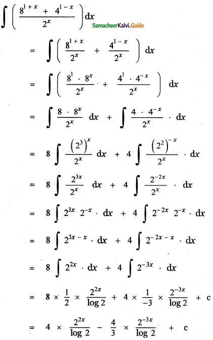 Samacheer Kalvi 11th Maths Guide Chapter 11 Integral Calculus Ex 11.5 27