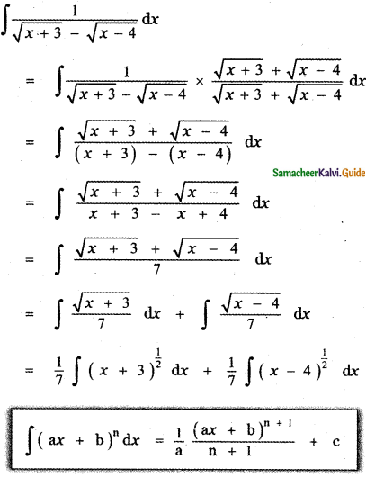 Samacheer Kalvi 11th Maths Guide Chapter 11 Integral Calculus Ex 11.5 30