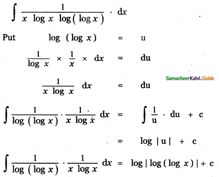 Samacheer Kalvi 11th Maths Guide Chapter 11 Integral Calculus Ex 11.6 21